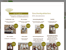 Tablet Screenshot of dekruiderie.be